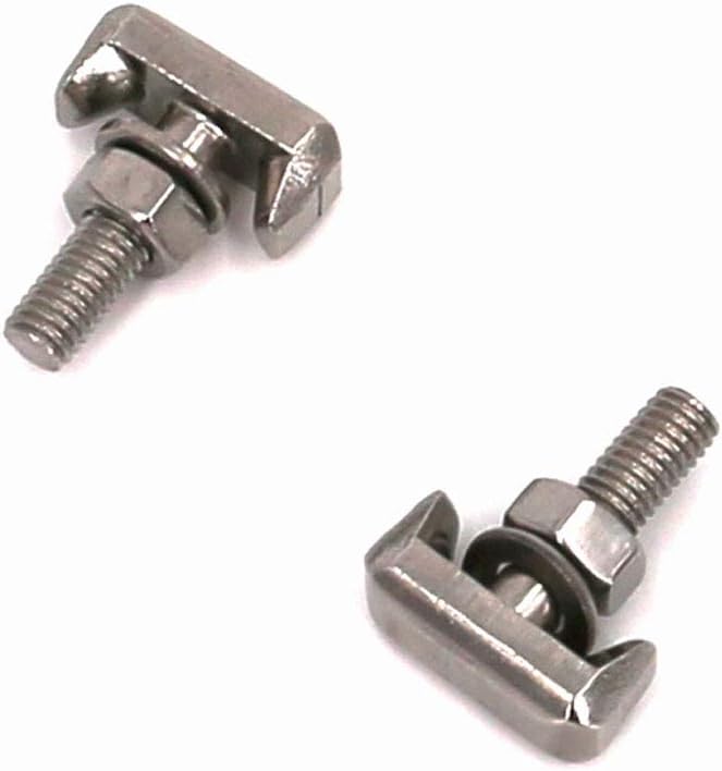 UTSAUTO Battery Terminal T-Bolt Kit 19116852 64740 Battery Cable Tensioner Bolt Screw 2-Pack for GMC Chevrolet BMW Audi, Replaces 6X0-915-138 6X0915138 61128373946