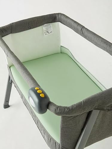 Miniatura 6 de TL Care Sábana bajera ajustable de punto de jersey de algodón transpirable 100% natural, apio, 15 x 33 pulgadas, suave y transpirable, para niños y