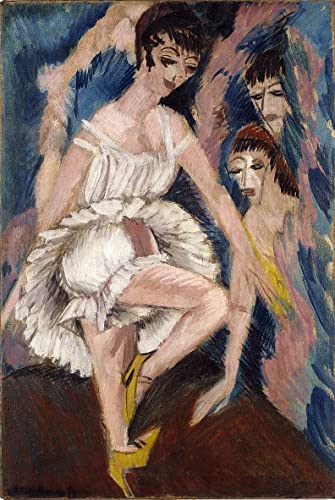 Toile GerRit Ernst Ludwig Kirchner reproduction de musée 58 x 90 cm