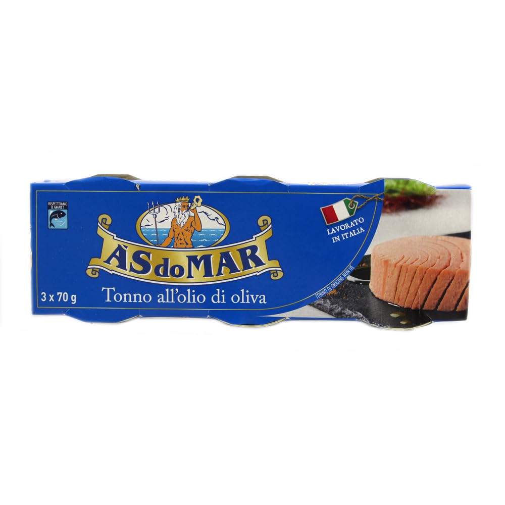 Italian Gourmet Tonno all'Olio di Oliva Thunfisch Dose Vorrat 32 x 210g | Filetti compatti; olivenölhaltige Konserve, ideale Rezepte, insalate, Gesamtnettogewicht 6,72 kg + Kostenlos Polpa 400g
