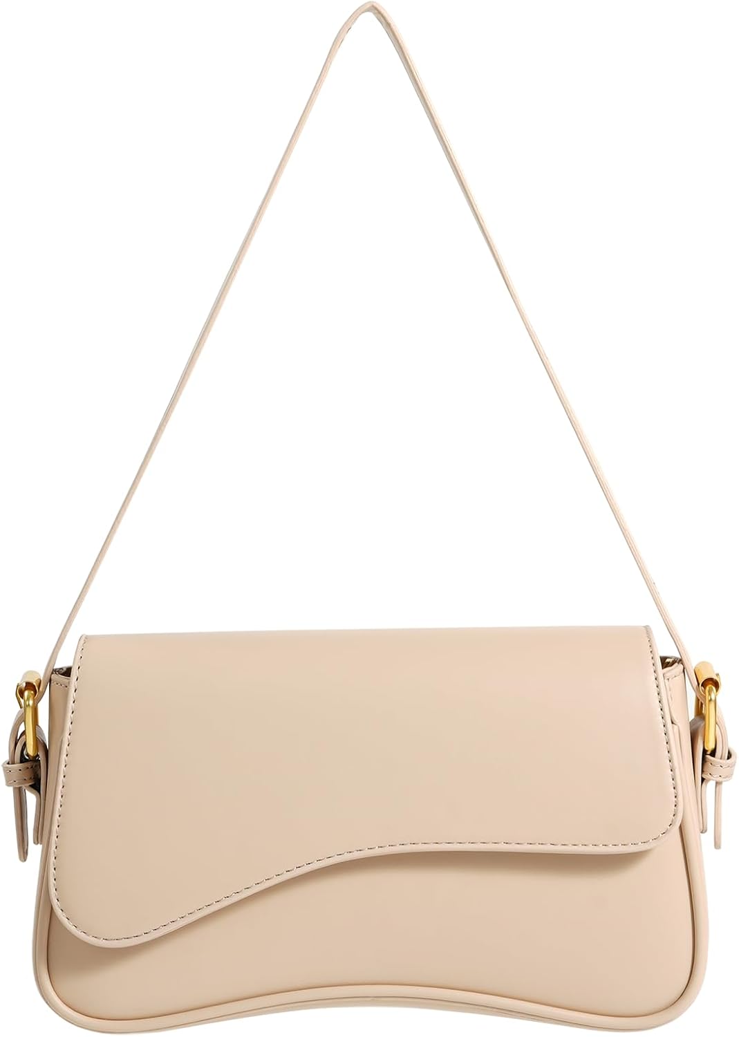 Shoulder Bag for Women Y2K Trendy Purse Vegan Leather Hobo Handbags Clutch Saddle B...