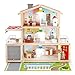 Hape Doll Family Mansion| Award Winning 10 Bedroom Doll House, Wooden Play Mansion with Accessories for Ages 3+ Years