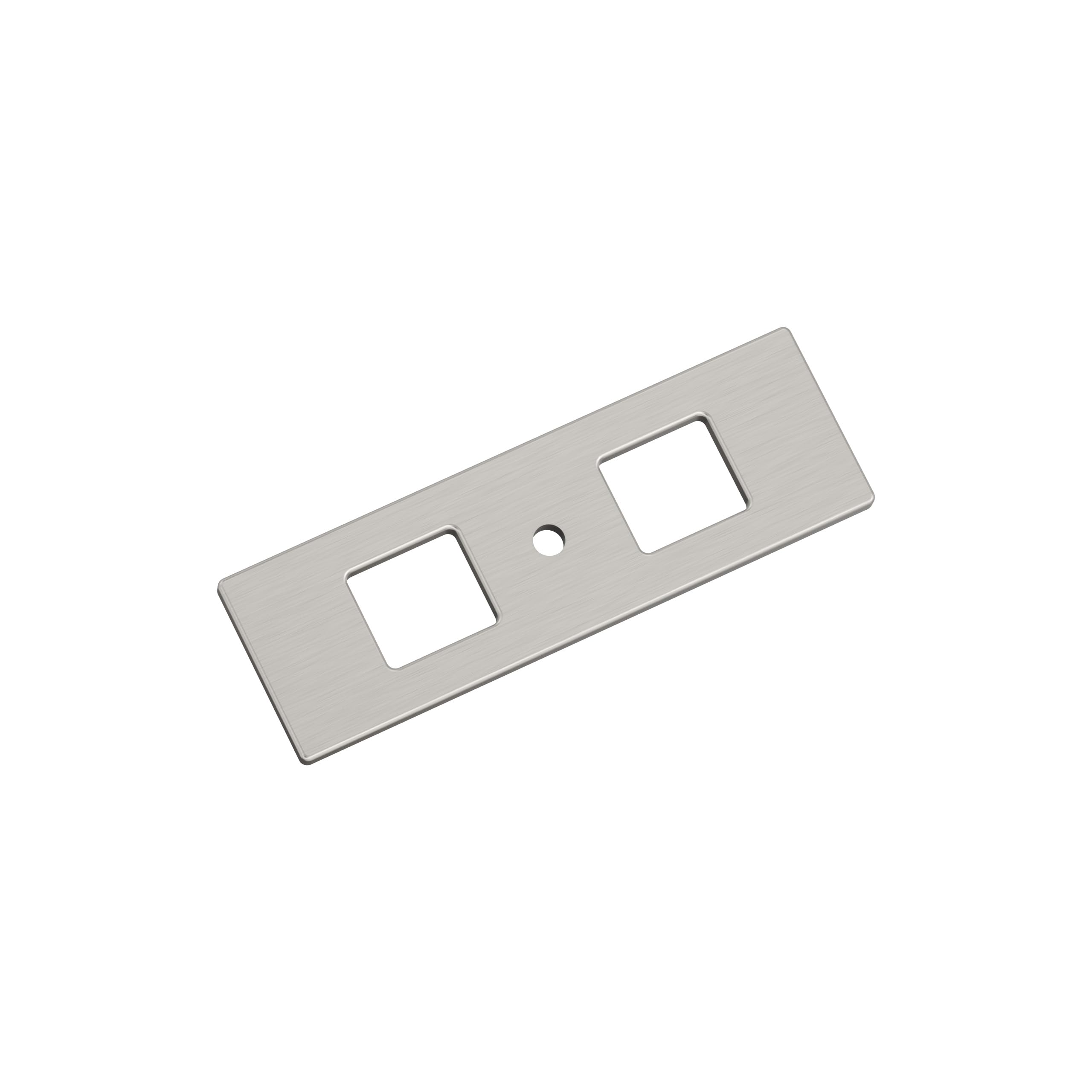 Amerock Medora Cabinet Knob Backplate - Satin Nickel -1