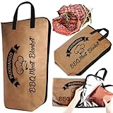 BBQ Blanket for Resting Meat, Puxinargo Brisket Blanket Meat Resting Bag for Smoking, Grilling Meat Insulated Resting Bag with Wide Mouth & Reinforced Handles for Large Brisket/Turkey, Large 23"