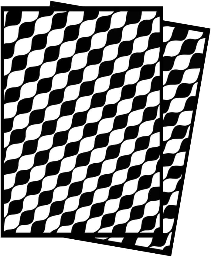 Racing Checkered Flag MTG Card Sleeves (Textured) - 104 Count Standard Size TCG Sleeves - Compatible with Magic The Gathering - Double Sleeving - Original Art Design, Premium Protection
