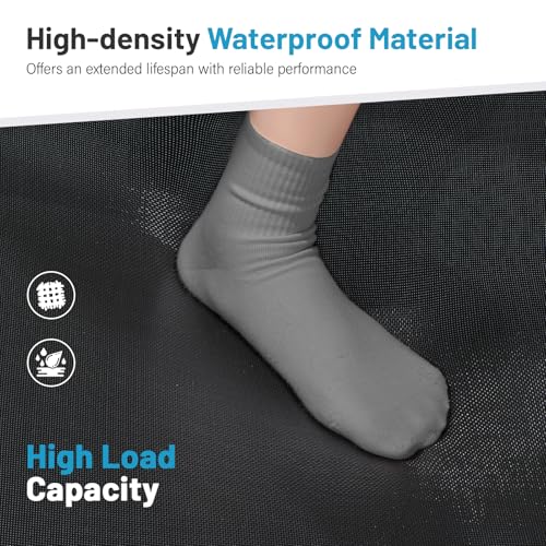 Image of Lyromix 40 inch / 48 inch Rebounder Trampoline for Adults with Adjustable Bar, Mini Fitness Trampoline for Adults and Kids, Small Exercise Trampoline with Handle for Indoor Outdoor Workout