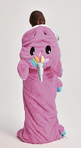 Vista 9 de iscream Cozy Polar Bear - Saco de dormir con cremallera y forro polar sintético de 73 x 25 pulgadas Oso polar acogedor