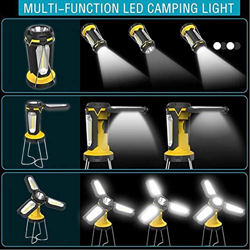 Lanterna de campismo LED recarregável, FdrirectPortable 1200mAh luzes de acampamento lanternas luzes