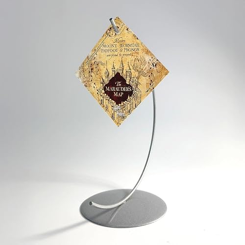 Miniatura 2 de Harry Potter - Mapa del merodeador - I Solemnly Swear - Mischief Managed - Impresiones Starfire de 3.5 pulgadas, accesorio de vidrio colgante |