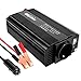 Bapdas 500W Convertisseur Transformateur DC 12V AC 220V-240V, Ports USB Dual 5V / 2.1A Corps en Aluminium avec Attaches de Batterie de Voiture et Chargeur de Voiture