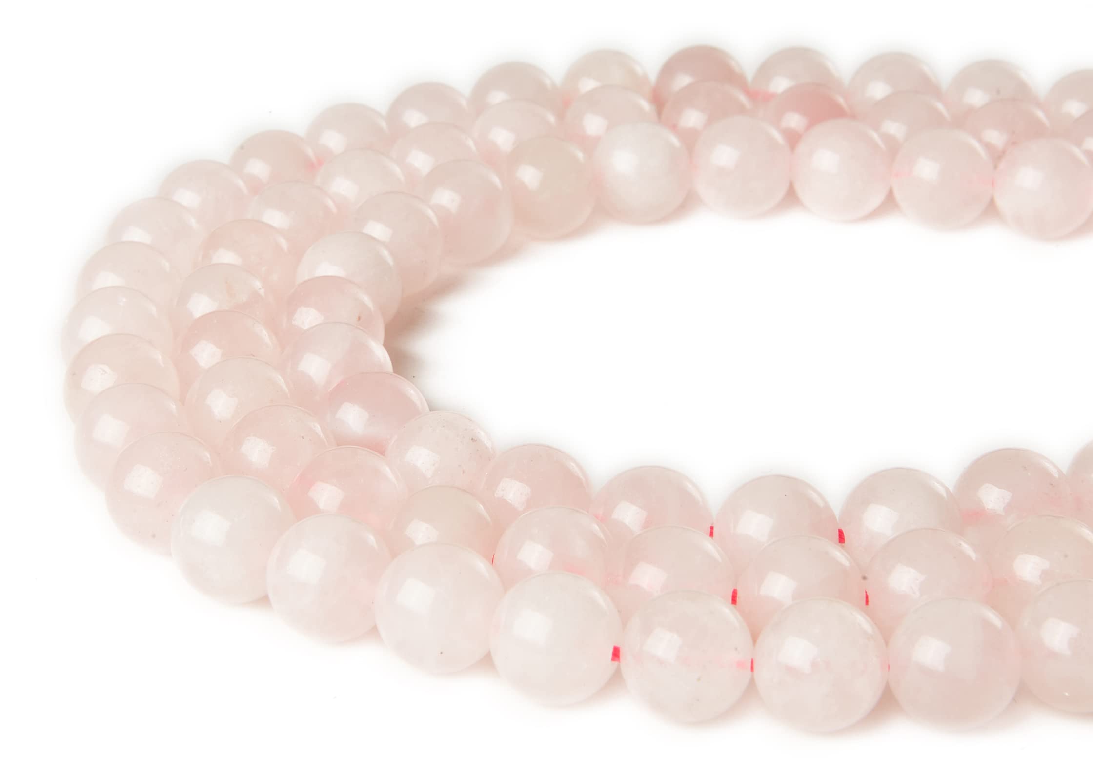 WHEAZIENS 6mm Rose Quartz Beads 150pcs