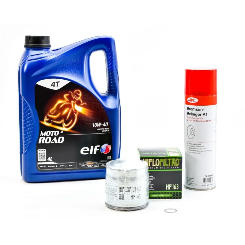 Kit Entretien Vidange pour BMW R 1100 RT de 1996 à 2001 - E.LF MOTO 4 ROAD 10w40 4L