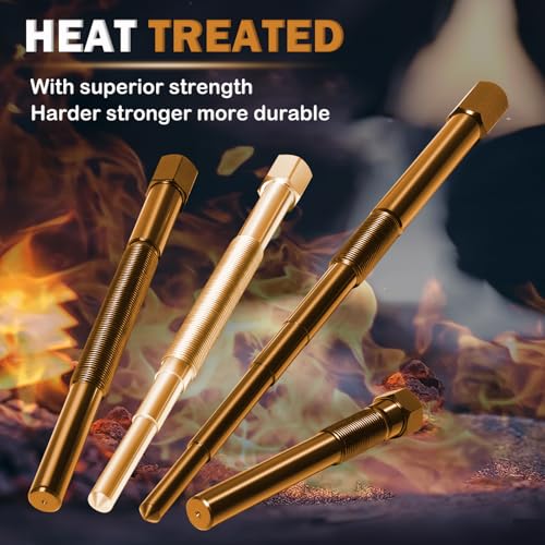 Image of 4-Piece Clutch Puller Tool Kit - Includes Primary Drive Clutch Pullers for Polaris Models 1985-2024: Fits Ranger, RZR, Sportsman, General, Scrambler - OEM # 2870506, PA-48595, 2872085, PU-52422