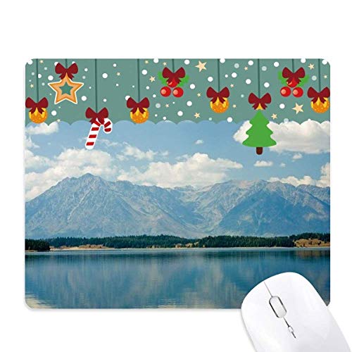 Tapis de souris forêt Mountain River pour un espace de travail zen