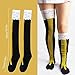 Raylarnia Funny Crazy Chicken Leg Feet Socks for Men and Women- Novelty High Socks Funny Gifts