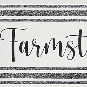 VHC Brands, Sawyer Mill 'Farmstead' Shower Curtain, Black, 72x72 VHC Brands Sawyer Mill Farmstead Shower Curtain Black 72×72