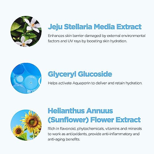 ROVECTIN-Aqua-Soothing-Sun-Cream-Korean-Physical-Sunscreen-Hydrating-UV-Protection-with-Chickweed-Sunflower-for-All-Skin-Types-Korean-Skin-Care-169-floz-50ml