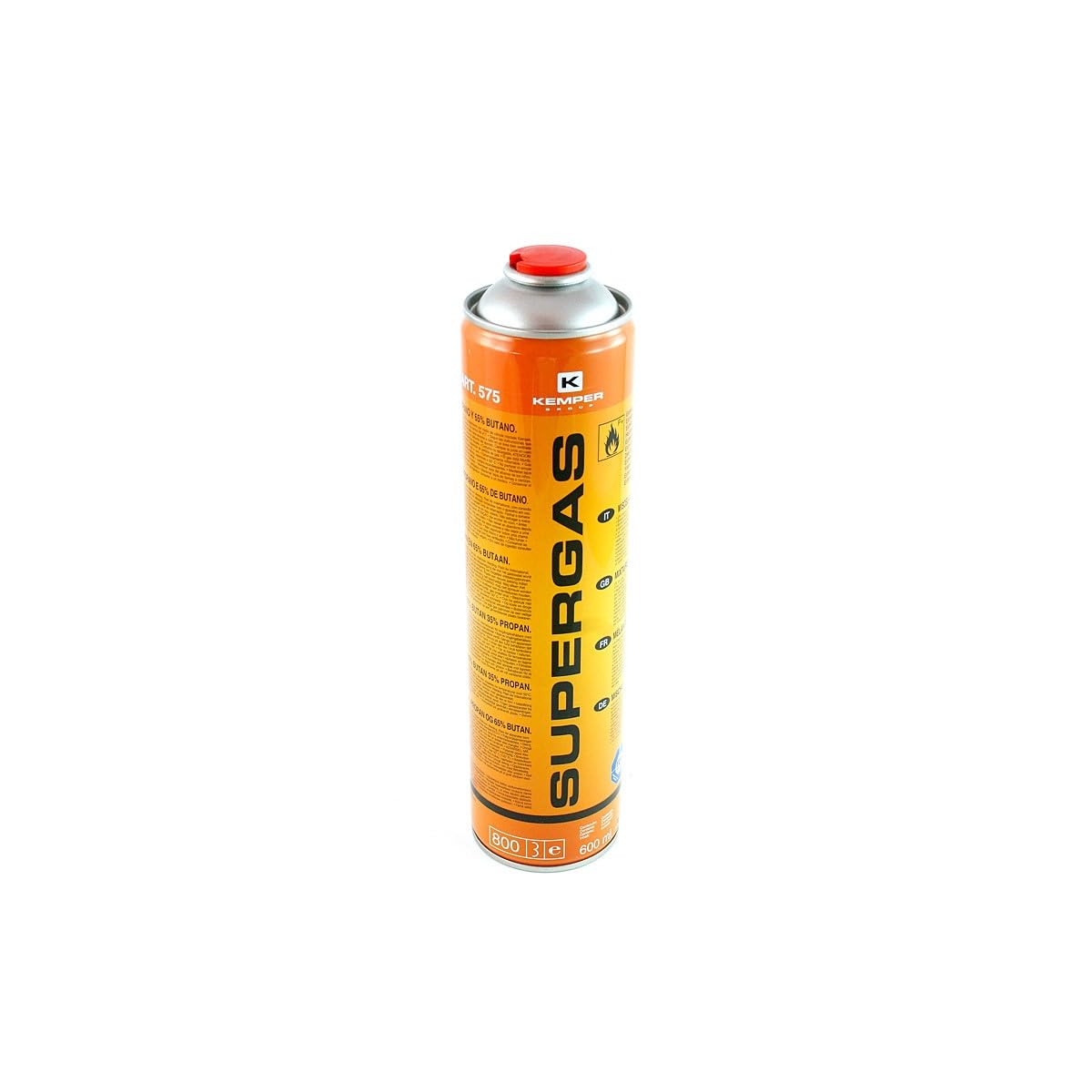 KEMPER - Palnik do chwastów termicznych + 8 wkładów gazowych 330 g uniwersalna palnik gazowy chwastów, zapalniczka do grilla i patelnia