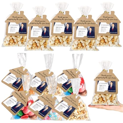 LIP BALM EXPRESS Bulk Custom Lip Balm 100 Pack - Personalized Realtor Branding & Logo | Real Estate Pop-By Gifts, Open House Giveaways, Closing Day Gift Bag Fillers - Made with Vitamin E & Aloe