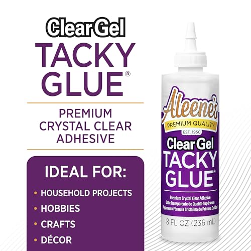 Aleene's Clear Gel Tacky Glue for Crafts, Nontoxic, Applies and Dries Clear, 8 fl oz by Aleene's - Image 2