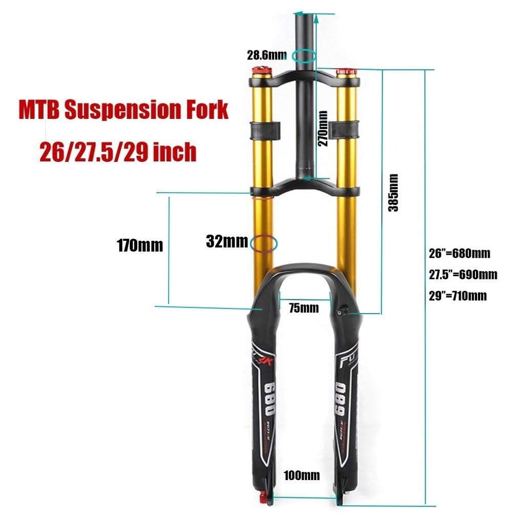 Amazon.co.jp: 26 27.5 29 マウンテンバイクサスペンション