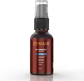 Óleo Hidratante Capilar 30g Oceano Masculino Condado Hidratação Maciez Revitalização Cabelo Barba