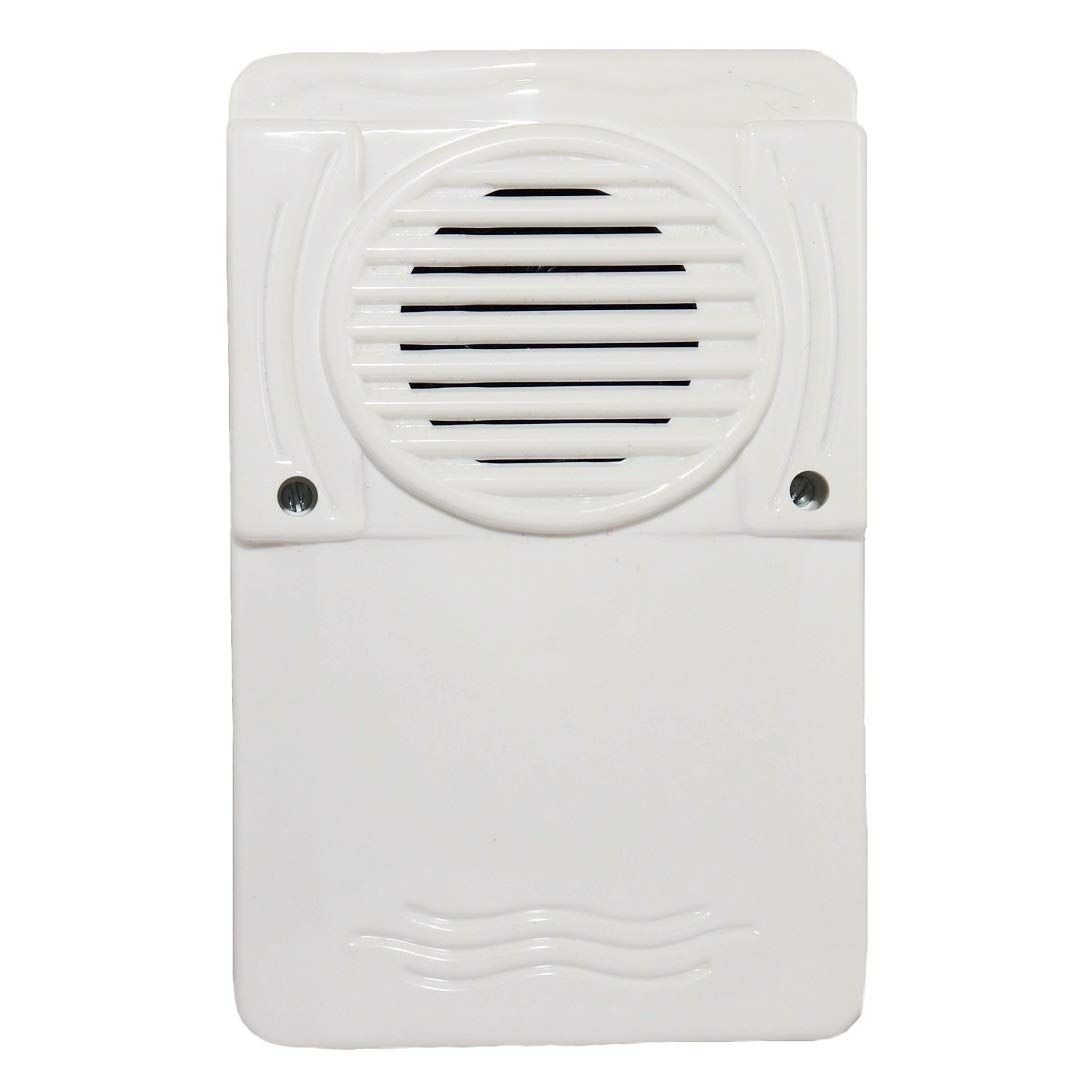 Wave Model Plastic Muslim Religion Azaan Tune Glossy Finish Wired Electronic Door Bell (White, 10 x 8 x 3 cm)-image-33