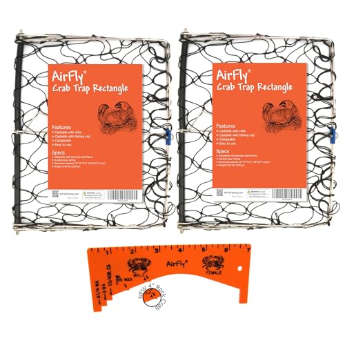 AirFly Foldable Crabjaw Trap with Bait Clip...