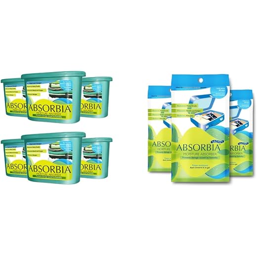 ABSORBIA Moisture Absorber Classic Season Pack Of 6 600Ml M