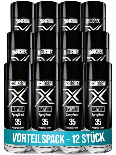 Procrea Power SprayBond 35 Sprühkleber Vorteilspack 12 Stück