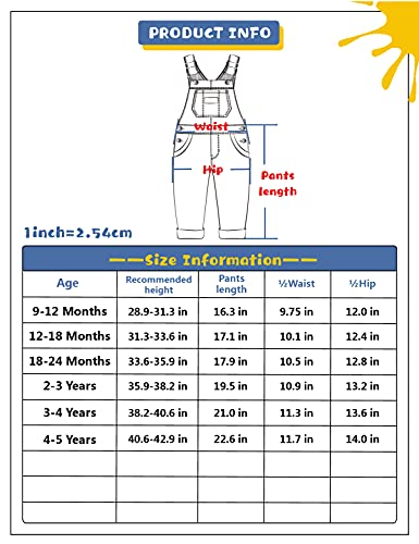 KIDSCOOL SPACE baby denim overall, peuter kleine zachte schattige jeanstrui - Image 7