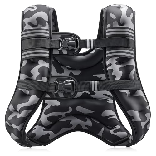 ZELUS Weighted Vest Black Camo 16lb