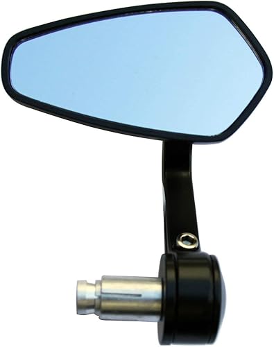 1 Pair Motorcycle Black CNC Arrow Handlebar Bar Mirrors Compatible for 2016 Kawasaki Ninja H2R