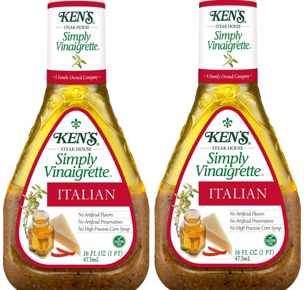 Pack Of 2 Vinaigrette Italian Salad Dressing, 16 oz