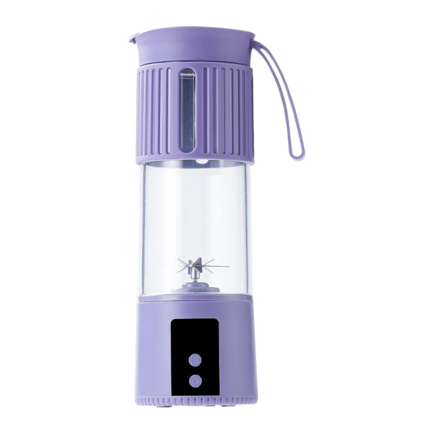 Rechargeable Portable Electric Juicer Cup Cordless Juicer Cup with Carry Loop Compact Portable Blender Travel-Friendly for Travelers, Commuters, Students, Office, Dorm Room, Purple-image-29