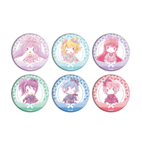 Pretty All Friends 09 Graph Art Tin Badge Box