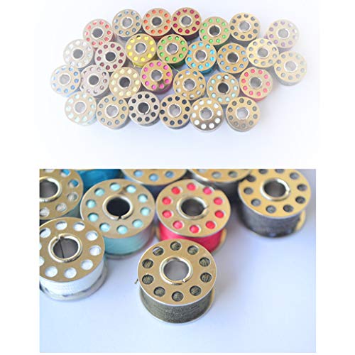 Yihaifu 60pcs / set Sewing Thread Set Household Crafting Machine Discussie Electric Crafting Naaimachine Metal Klossen… - Image 3