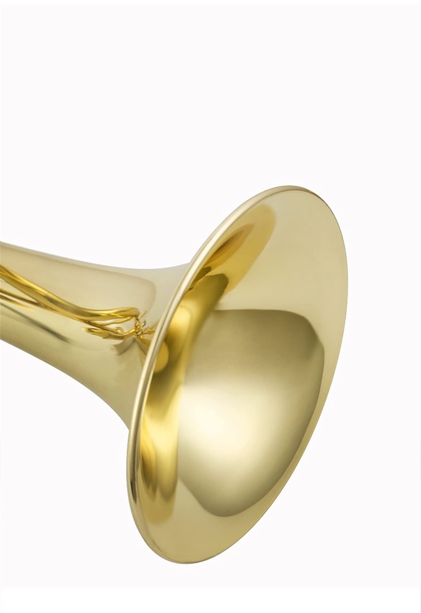 Trompeta de Estudiante Trompeta Profesional Instrumento Musical Principiante Nivel De Juego Niños Adulto B Lacado Plano Oro Trompeta de Estudiante