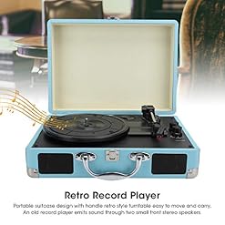 PUSOKEI Tourne-Disque Vinyle, Platine Vinyle avec Haut-Parleur portatif Valise, Platine Tourne-Disque 33/45/78 TR/Min… - Les Beatles, Paul McCartney, John Lennon, RIngo Starr, George Harrison PUSOKEI Tourne-Disque Vinyle, Platine Vinyle avec Haut-Parleur portatif Valise, Platine Tourne-Disque 33/45/78 TR/Min… – Image 4