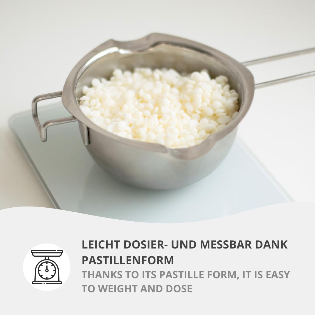 Sojawachs Kerasoy 4130 für Behälterkerzen 5kg Kerzenwachs zu gießen