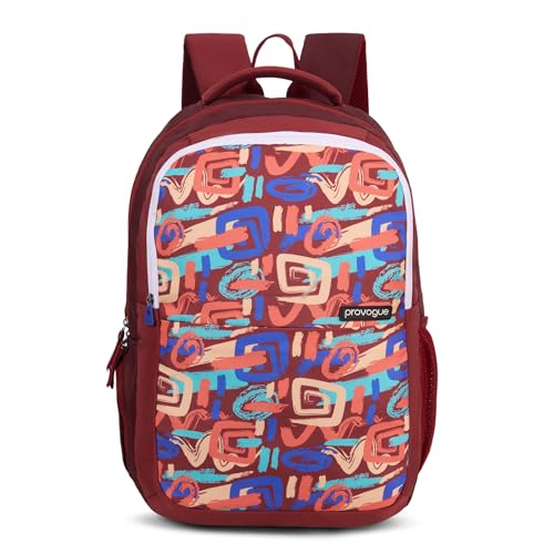 Image of Provogue Vortex EasyGo laptop backpack with large compartments, college bag, office backpack, travel bag, laptop bag for men and women with bottle holder and side pocket,33 Ltr