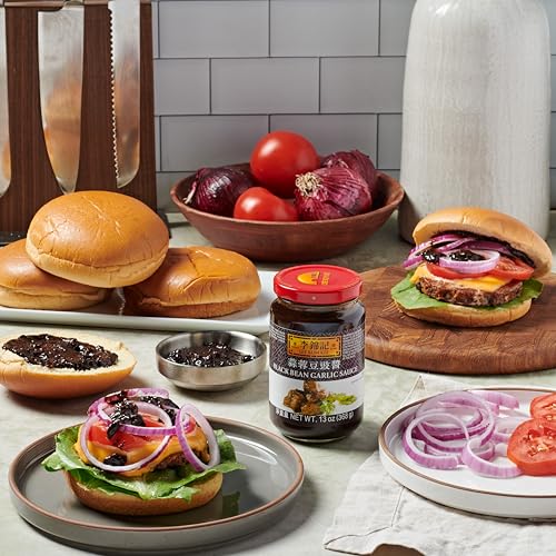 image for Lee Kum Kee Black Bean Garlic Sauce (13 oz - 1 Pack), Aromatic & Savor