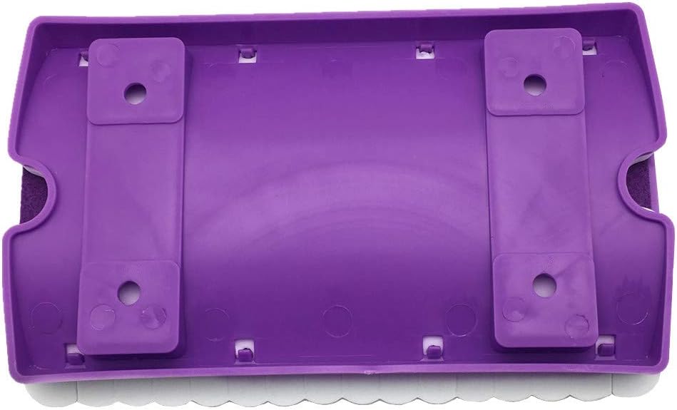 30 Positions Floss Organizer Embroidery Shelf Thread Organizers for Cross Embroidery Thread Holder with 4Pcs Replaceable Paper Card Needle Holder (Purple)