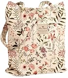 Miss Adola Cord-Tragetasche für Damen – wiederverwendbare Tragetaschen mit Innentasche und Schnalle, niedliches ästhetisches Design, Stoffeinkauf, Lebensmittel-Schultertasche für Arbeit, Reisen, PK