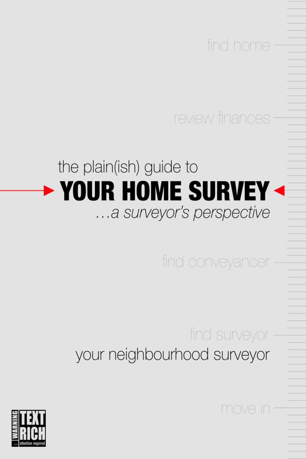 The plain(ish) guide to: Your Home Survey: A brief guide to help first time buyers understand the property survey report and save time from a surveyor's perspective