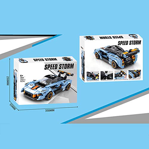 PARIO 292Teile Custom Sportwagen Modell Auto Modellbau Set MOC Bausteine Spielzeug, kompatibel mit Lego – Bild 8