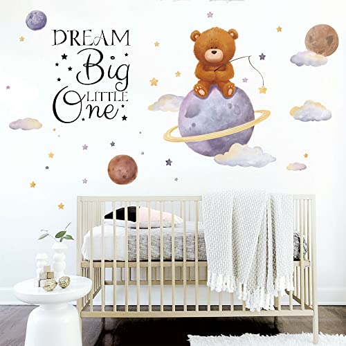 Runtoo Vinyl Vinilo Decorativo Bear Dream Big 36x24 in miniatura 2