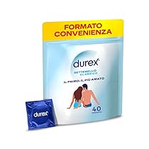 Durex Settebello Classico, Preservativi Durex Classici, Formato Convenienza, Confezione Riciclabile Salvaspazio, 40 Profilattici