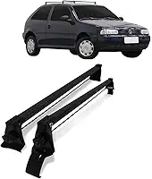 Rack de Teto Gol 96 97 98 99 00 01 02 03 04 com 2 Portas Preto Aço Vhip