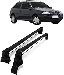 Rack de Teto Gol 96 97 98 99 00 01 02 03 04 com 2 Portas Preto Aço Vhip